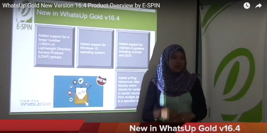 WhatsUp Gold New Version 16.4 Product Overview by E-SPIN
